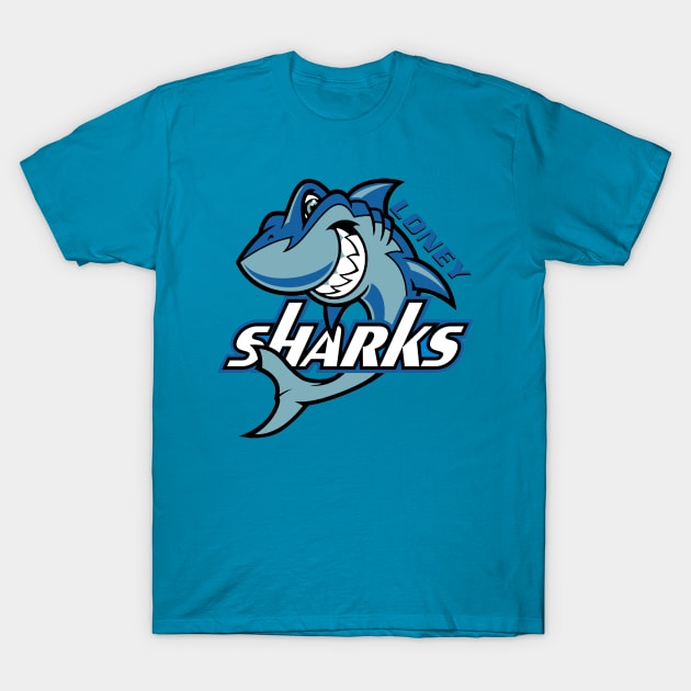 Loney Sharks T-Shirt by BSHS2004Merch